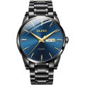 Herrenuhr Mode Herren Business Quarz Armbanduhr Tag / Datum Wasserdicht China Uhren Herrenuhr mit Edelstahlband